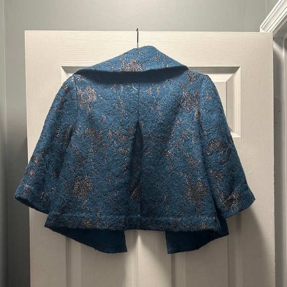 CAbi Blue Textured Jacket - Picture 3 of 3